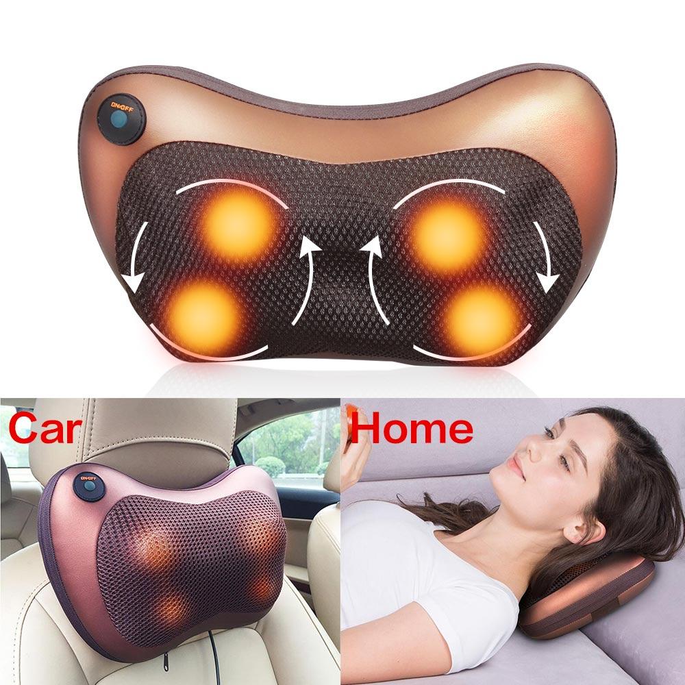 Portable Massage Pillow With 4 Heads