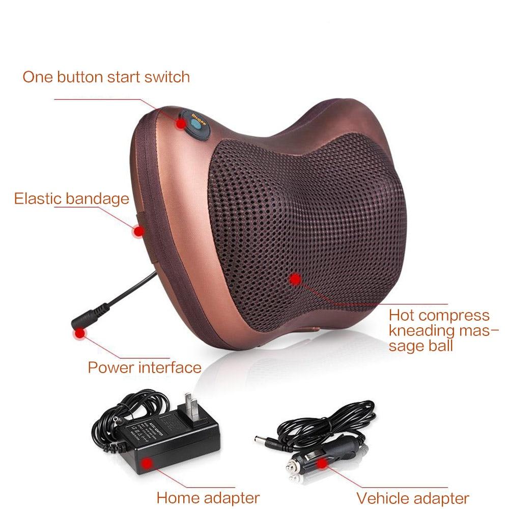 Portable Massage Pillow With 4 Heads