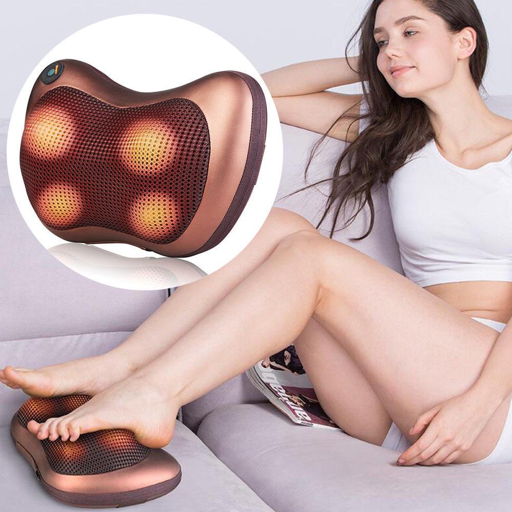 Portable Massage Pillow With 4 Heads