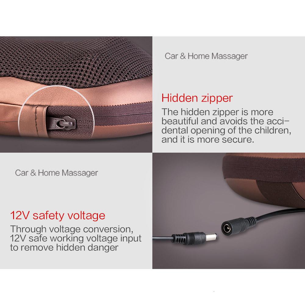 Portable Massage Pillow With 4 Heads